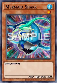 Mermaid Shark, Yu-Gi-Oh! card, WATER