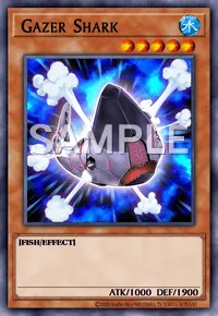 Gazer Shark, Yu-Gi-Oh! card, WATER