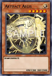 Artifact Aegis, Yu-Gi-Oh! card, LIGHT