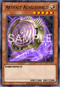 Artifact Achilleshield, Yu-Gi-Oh! card, LIGHT