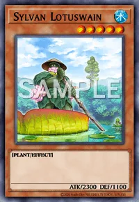 Sylvan Lotuswain, Yu-Gi-Oh! card, WATER