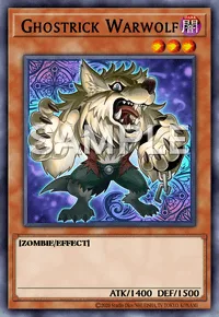 Ghostrick Warwolf, Yu-Gi-Oh! card, DARK