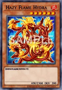 Hazy Flame Hydra, Yu-Gi-Oh! card, FIRE