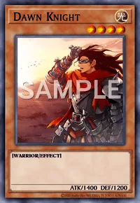 Dawn Knight, Yu-Gi-Oh! card, LIGHT