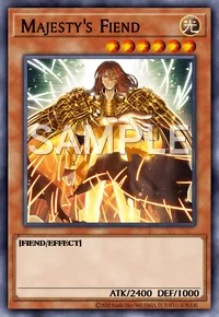 Majesty's Fiend, Yu-Gi-Oh! card, LIGHT