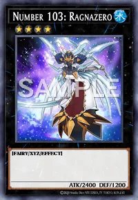 Number 103: Ragnazero, Yu-Gi-Oh! card, WATER