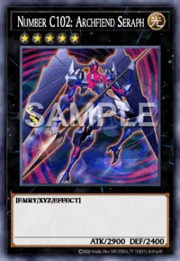Number C102: Archfiend Seraph, Yu-Gi-Oh! card, LIGHT