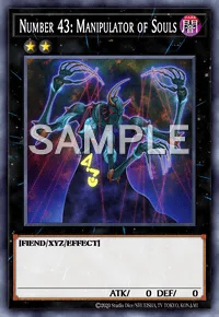 Number 43: Manipulator of Souls, Yu-Gi-Oh! card, DARK