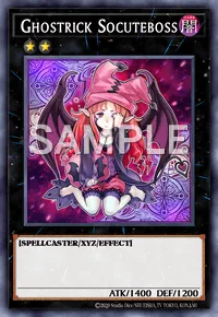 Ghostrick Socuteboss, Yu-Gi-Oh! card, DARK