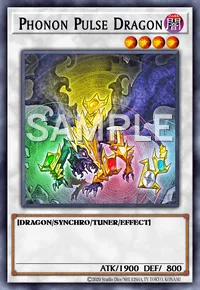 Phonon Pulse Dragon, Yu-Gi-Oh! card, DARK