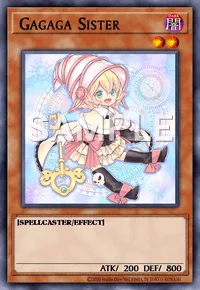 Gagaga Sister, Yu-Gi-Oh! card, DARK