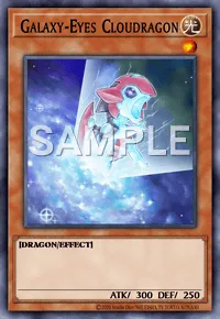 Galaxy-Eyes Cloudragon, Yu-Gi-Oh! card, LIGHT