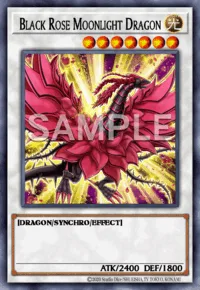 Black Rose Moonlight Dragon, Yu-Gi-Oh! card, LIGHT
