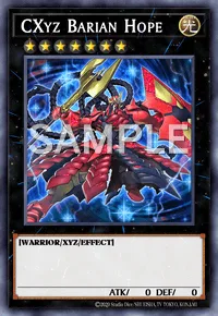 CXyz Barian Hope, Yu-Gi-Oh! card, LIGHT