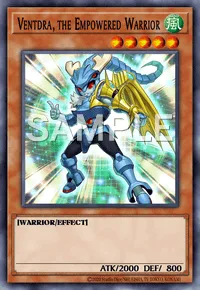 Ventdra, the Empowered Warrior, Yu-Gi-Oh! card, WIND