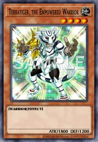 Terratiger, the Empowered Warrior, Yu-Gi-Oh! card, EARTH