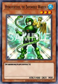 Hydrotortoise, the Empowered Warrior, Yu-Gi-Oh! card, WATER