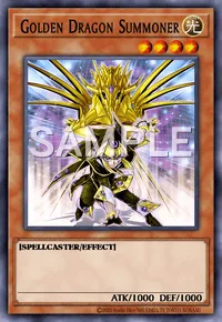 Golden Dragon Summoner, Yu-Gi-Oh! card, LIGHT