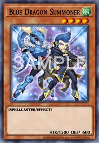 Blue Dragon Summoner, Yu-Gi-Oh! card, WIND