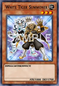 White Tiger Summoner, Yu-Gi-Oh! card, EARTH