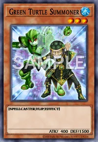 Green Turtle Summoner, Yu-Gi-Oh! card, WATER