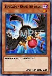 Blackwing - Oroshi the Squall, Yu-Gi-Oh! card, DARK