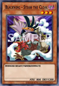 Blackwing - Steam the Cloak, Yu-Gi-Oh! card, DARK