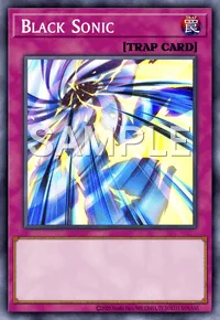 Black Sonic, Yu-Gi-Oh! card, TRAP