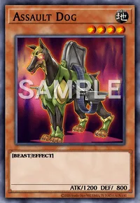 Assault Dog, Yu-Gi-Oh! card, EARTH