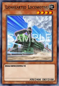 Lionhearted Locomotive, Yu-Gi-Oh! card, EARTH