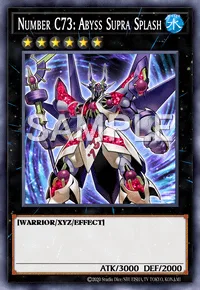 Number C73: Abyss Supra Splash, Yu-Gi-Oh! card, WATER