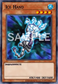 Ice Hand, Yu-Gi-Oh! card, WATER