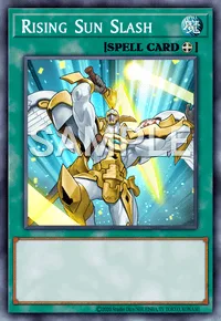 Rising Sun Slash, Yu-Gi-Oh! card, SPELL