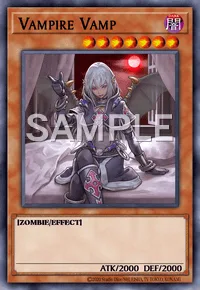 Vampire Vamp, Yu-Gi-Oh! card, DARK