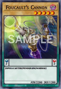 Foucault's Cannon, Yu-Gi-Oh! card, DARK