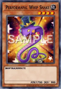 Performapal Whip Snake, Yu-Gi-Oh! card, EARTH