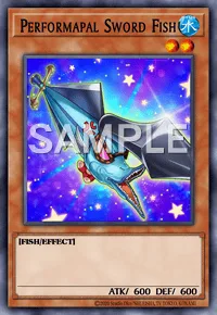 Performapal Sword Fish, Yu-Gi-Oh! card, WATER