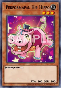 Performapal Hip Hippo, Yu-Gi-Oh! card, EARTH