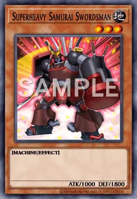 Superheavy Samurai Swordsman, Yu-Gi-Oh! card, EARTH