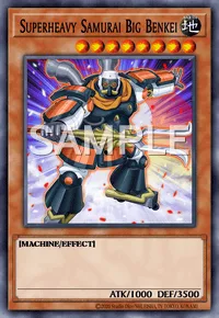 Superheavy Samurai Big Benkei, Yu-Gi-Oh! card, EARTH