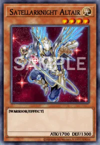 Satellarknight Altair, Yu-Gi-Oh! card, LIGHT