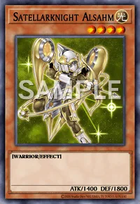 Satellarknight Alsahm, Yu-Gi-Oh! card, LIGHT