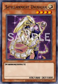 Satellarknight Unukalhai, Yu-Gi-Oh! card, LIGHT