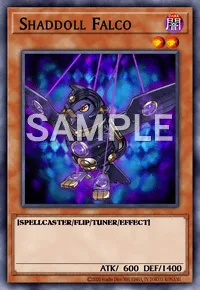 Shaddoll Falco, Yu-Gi-Oh! card, DARK