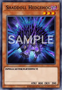 Shaddoll Hedgehog, Yu-Gi-Oh! card, DARK