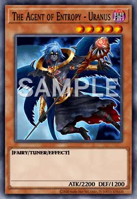 The Agent of Entropy - Uranus, Yu-Gi-Oh! card, DARK
