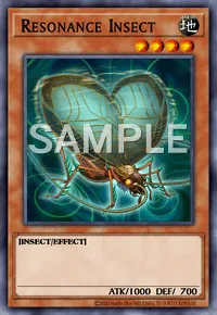 Resonance Insect, Yu-Gi-Oh! card, EARTH