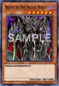 Breaker the Dark Magical Warrior, Yu-Gi-Oh! card, DARK
