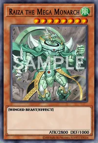 Raiza the Mega Monarch, Yu-Gi-Oh! card, WIND