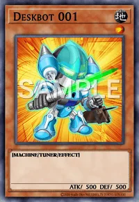 Deskbot 001, Yu-Gi-Oh! card, EARTH